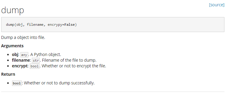 dump()